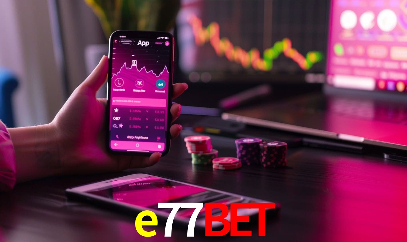 Comparação APP mobile vs versão web da e77bet